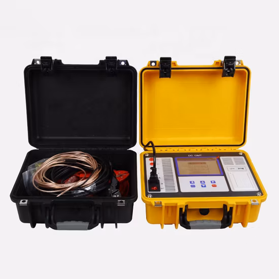 Testeur de résistance cc 10A pour Test de résistance d'enroulement de courant continu de transformateur