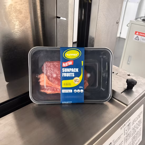 Machine automatique de cerclage sous vide, nouveau modèle, Table haute, avec capteur de marques oculaires